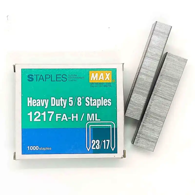 سوزن منگنه مکس مدل 1217 سایز 23/17 بسته 1000 عددی