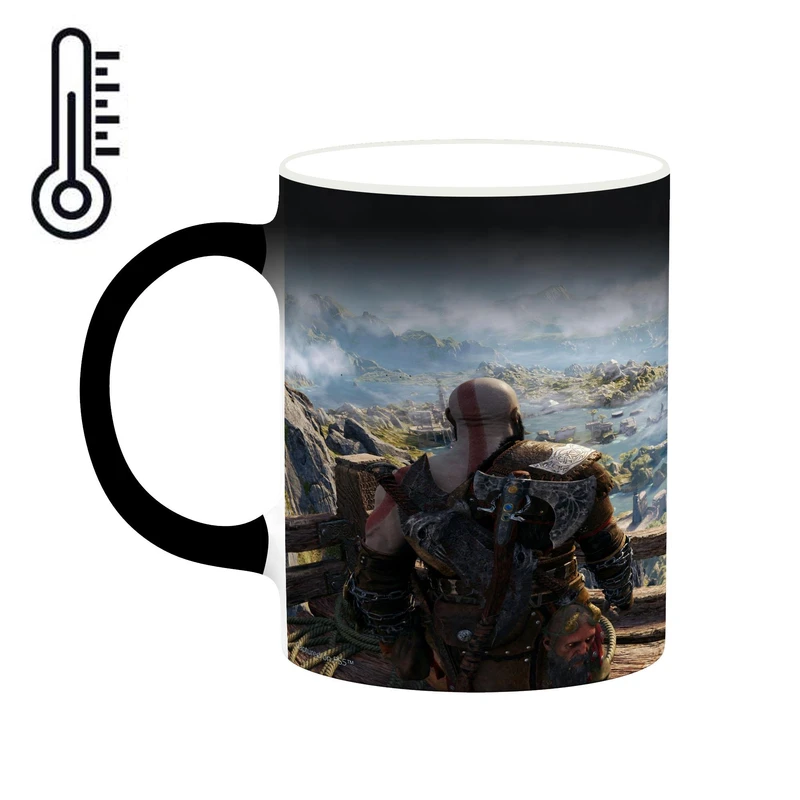 ماگ حرارتی کاکتی طرح گاد آف وار God Of War مدل mgh40564
