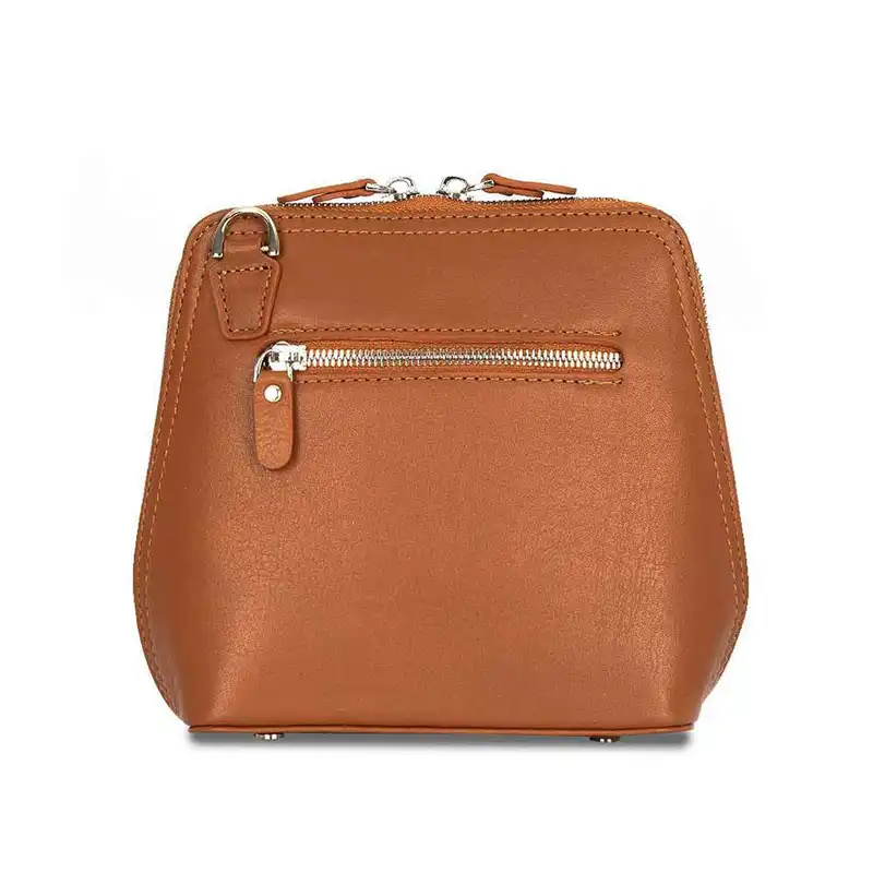 کیف رودوشی زنانه چرم کروکو مدل geloria