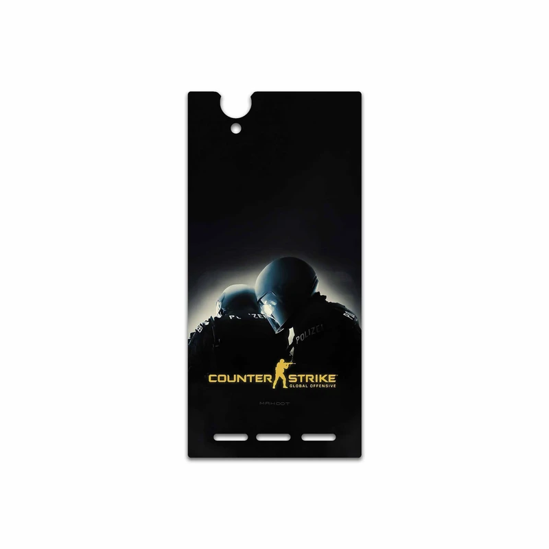 برچسب پوششی ماهوت مدل Counter-Strike مناسب برای گوشی موبایل سونی Xperia T2 Ultra