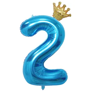 بادکنک فویلی لاکی بالونز مدل عدد 2