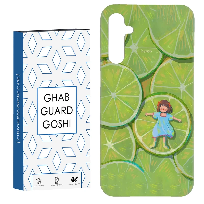 کاور قاب گارد گوشی طرح دختر لیمویی کد Dimo-258 مناسب برای گوشی موبایل سامسونگ Galaxy A54