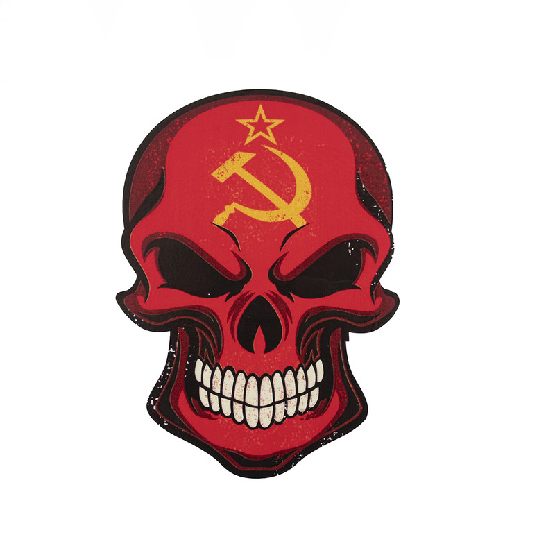 برچسب بدنه خودرو مدل اسکلت پرچم شوروی