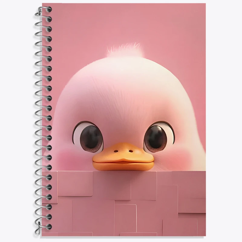 دفتر نت موسیقی 50 برگ خندالو طرح اردک کیوت کد N4744