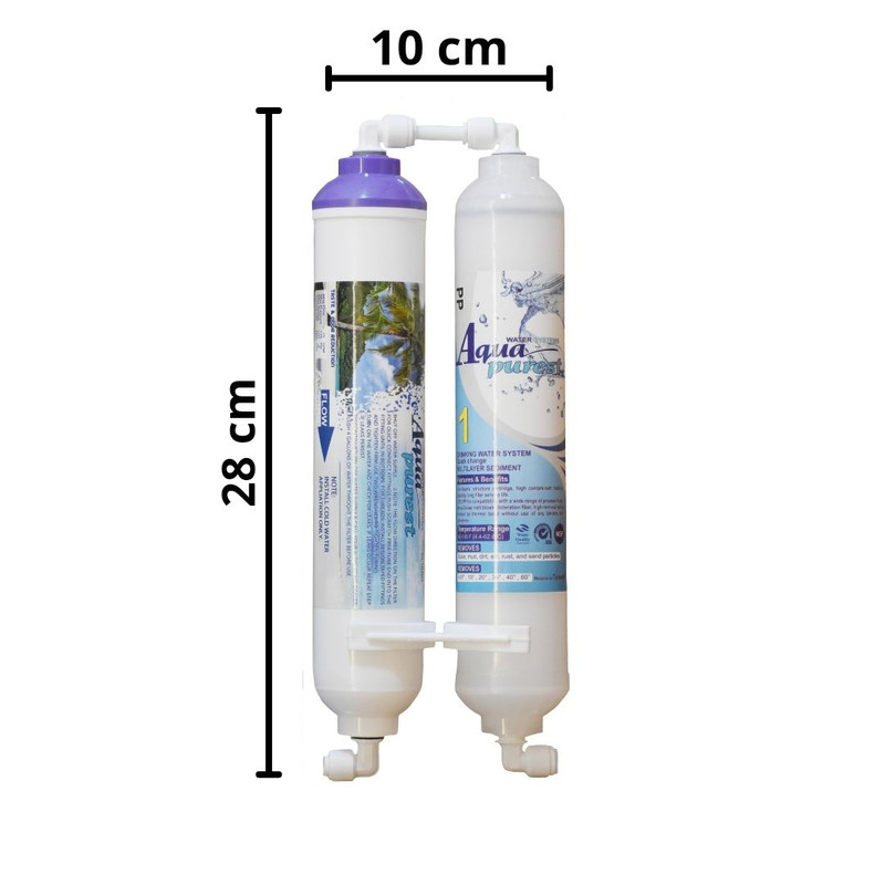 فیلتر تصفیه آب یخچال و فریزر آکوا پیورست مدل ALKALINE PP 2500G مجموعه 4 عددی