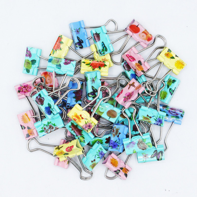 گیره کاغذ دا یو مدل FLOWER-T40 بسته 40 عددی