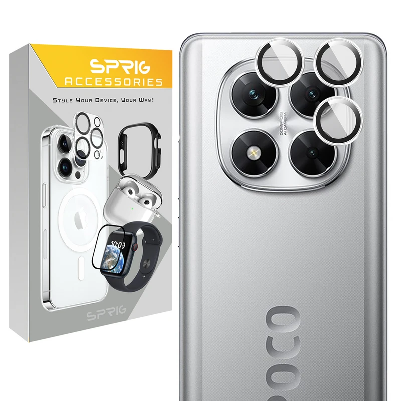 محافظ لنز دوربین رینگی اسپریگ مدل Ring Metal مناسب برای گوشی موبایل شیائومی Poco X7