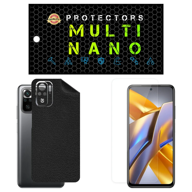 محافظ صفحه نمایش مولتی نانو مدل X-SFL مناسب برای گوشی موبایل شیائومی Poco M5S به همراه برچسب پوششی