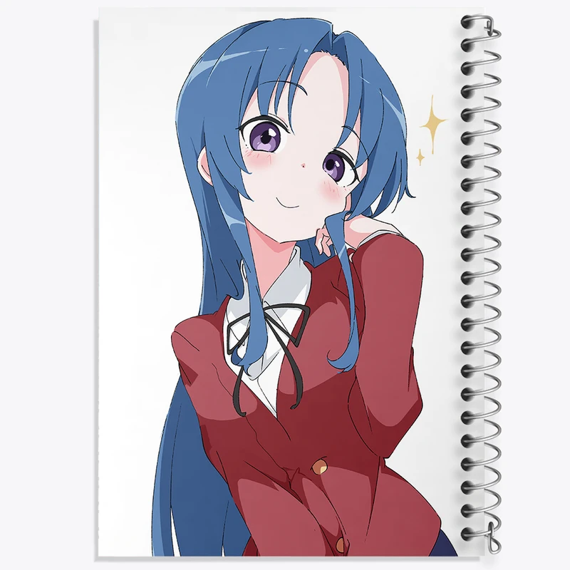 دفتر شطرنجی 50 برگ خندالو مدل آمی انیمه تورادورا کد 32481