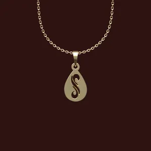 گردنبند طلا 18 عیار زنانه مدوپد مدل هندسی کد W2-1-1241