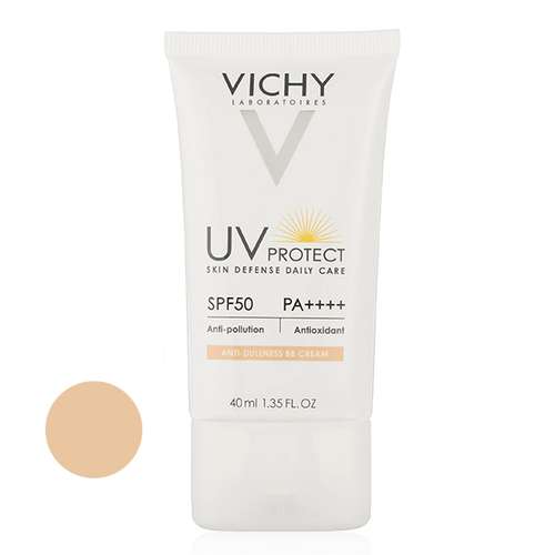 کرم ضد آفتاب رنگی ویشی SPF 50 مدل Anti dullness مناسب برای انواع پوست حجم 40 میلی‌لیتر