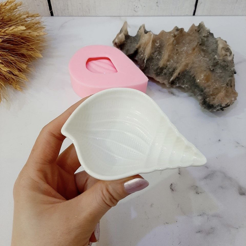 قالب سیلیکونی مدل کاسه طرح صدف