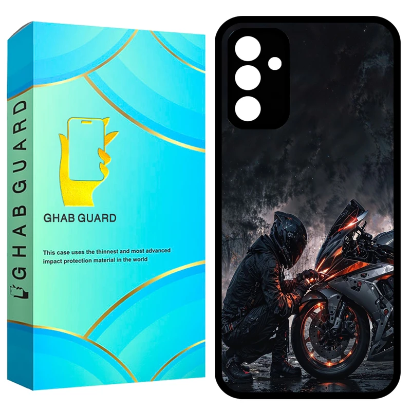 کاور قاب گارد طرح موتور سوار مدل GCHPA34 مناسب برای گوشی موبایل سامسونگ Galaxy A34 5G 