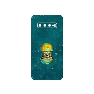 MAHOOT Collage of Earth Face Cover Sticker for Samsung Galaxy S10