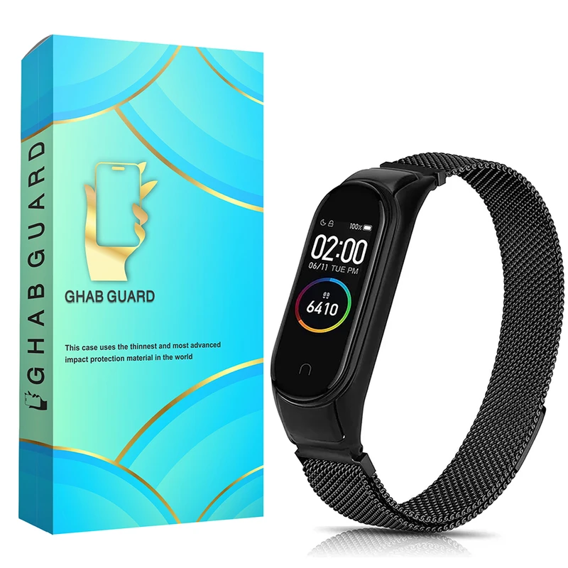 بند قاب گارد مدل MLNSBAGH مناسب برای مچ بند هوشمند شیائومی Mi Band 3 / 4