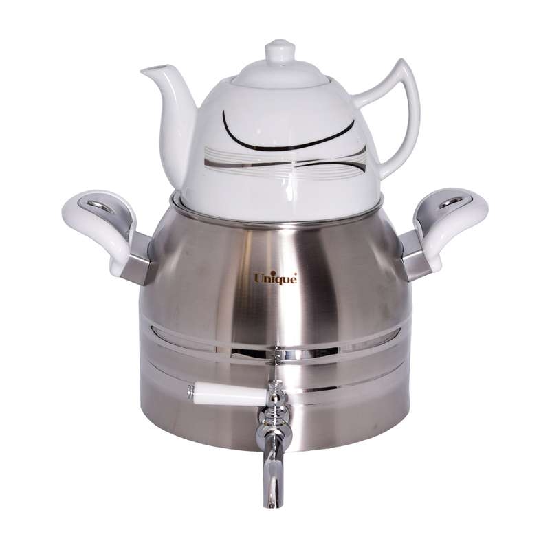 ست کتری و قوری یونیک کد 7226 گنجایش کتری 4 لیتر گنجایش قوری 1 لیتر