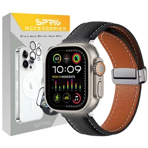 Sprig Magnetic Leather Cover For Apple Watch Ultra / Ultra 2 49mm