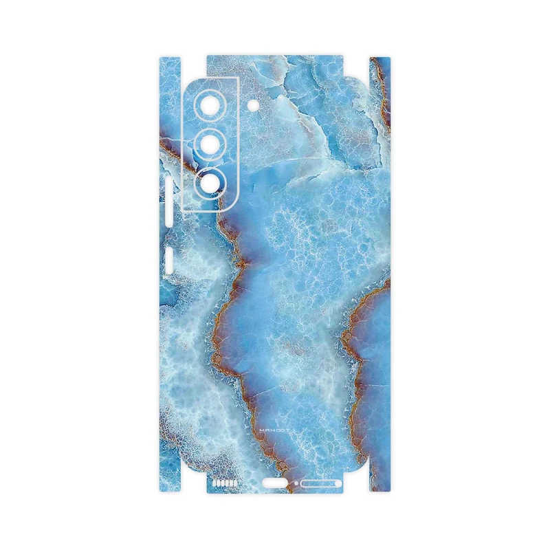برچسب پوششی ماهوت مدل Blue-Ocean-Marble-FullSkin مناسب برای گوشی موبایل سامسونگ Galaxy S22 5G