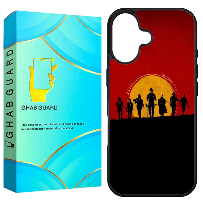 کاور قاب گارد طرح Dead Red مدل G16PL مناسب برای گوشی موبایل اپل iPhone 16 Plus