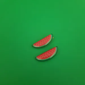 گیره مو دخترانه مدل هندوانه نیم دایره بسته دو عددی