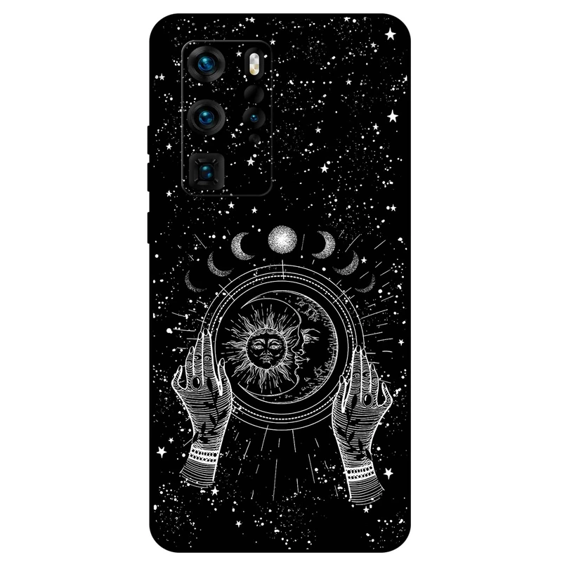 کاور مگافون طرح ماه و خورشید مدل 1892 مناسب برای  گوشی موبایل هوآوی P40 Pro 