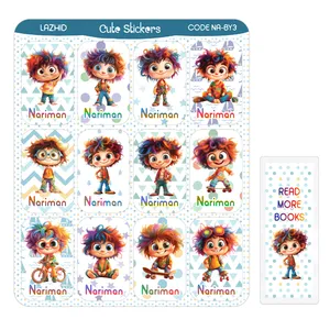 برچسب لاژید مدل اسم نریمان به همراه نشانگر کتاب 