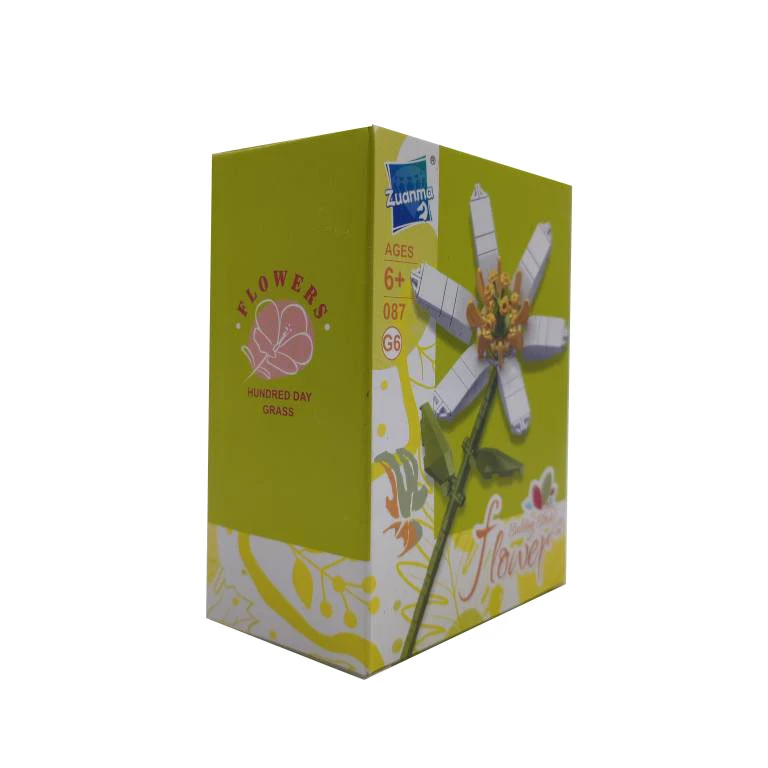 ساختنی 105 قطعه زوآنما طرح گل آنمون کد G6