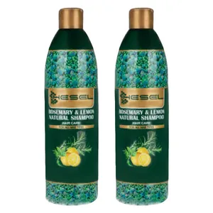 شامپو مو هسل مدل  Rosemary & Lemon حجم 400 میلی لیتر مجموعه 2 عددی