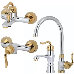 ست شیرآلات چیاکو مدل پراگ کد CR-GL مجموعه 4 عددی