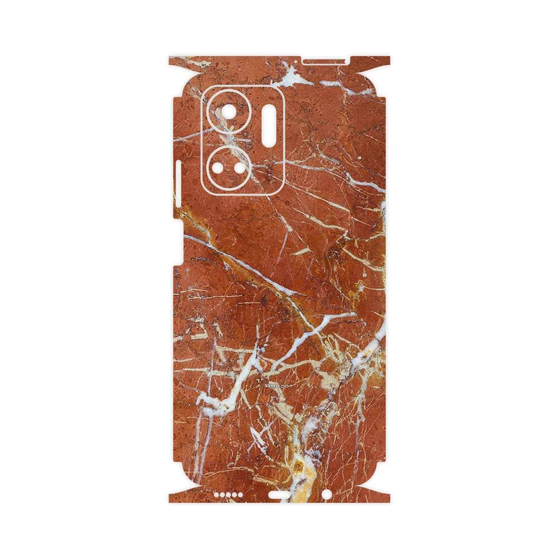برچسب پوششی ماهوت مدل Red Marble-FullSkin مناسب برای گوشی موبایل آنر X7a