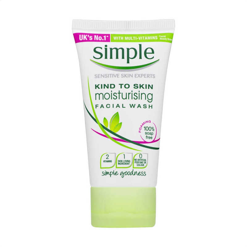 کرم شستشوی صورت سیمپل مدل moisturising حجم 50 میلی لیتر کرم شستشوی صورت سیمپل مدل moisturising حجم 50 میلی لیتر
