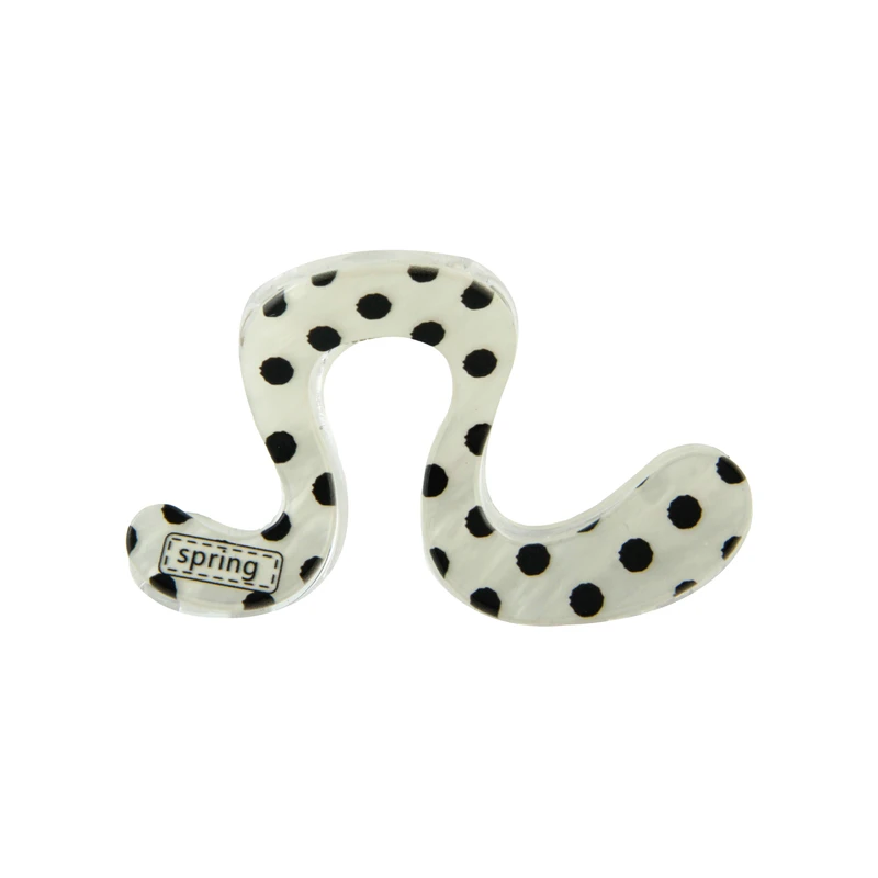 کلیپس مو زنانه مدل خال خالی کد 1598