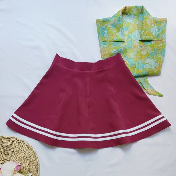 دامن زنانه ال سون مدل چین دار کد PH798 -  - 6