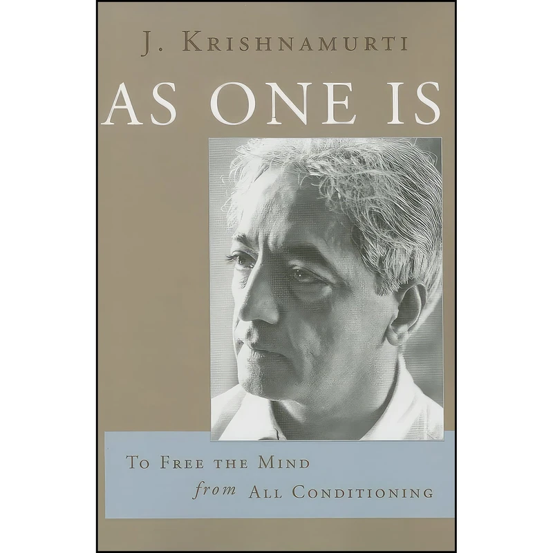 کتاب As One Is اثر J. Krishnamurti انتشارات Hohm Press