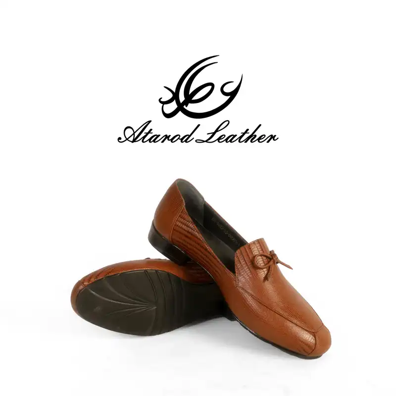 کفش زنانه چرم عطارد مدل چرم طبیعی کد SH186