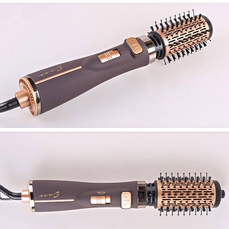 سشوار برس‌دار چرخشی حرفه‌ای انزو مدل EN-743، موتور DC با توان مصرفی 1500 وات، دارای قابلیت تعویض سری، باد سرد، با حالت صاف‌کننده و حجم‌دهنده، وزن 700 گرم، تنظیم حرارت 2 حالته و کنترل سرعت 2 حالته، به همراه 2 سری برس‌دار -  - 10