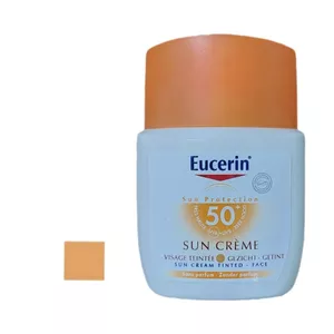 کرم ضد آفتاب رنگی اوسرین SPF50 مدل visage مناسب انواع پوست حجم 50 میلی لیتر