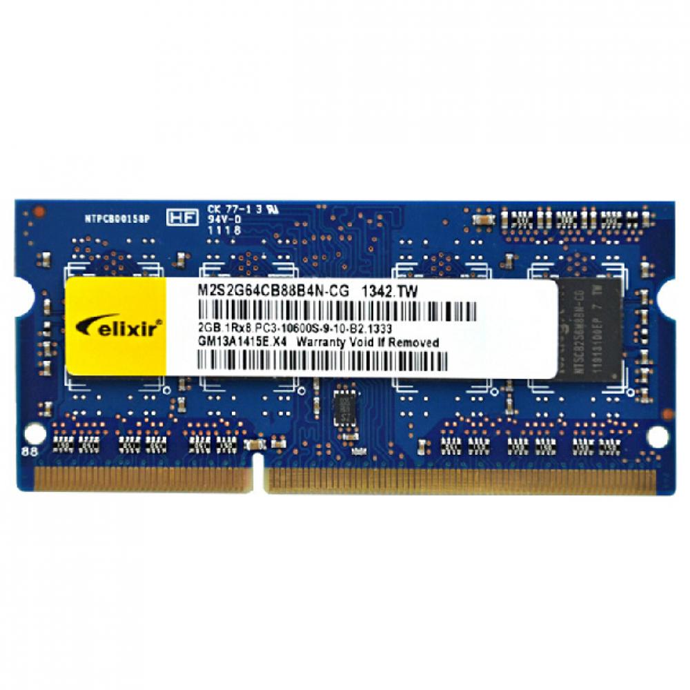 رم لپ تاپ DDR3 تک کاناله 1333 مگاهرتز CL9 الیکسیر مدل PC3-10600s ظرفیت 4 گیگابایت