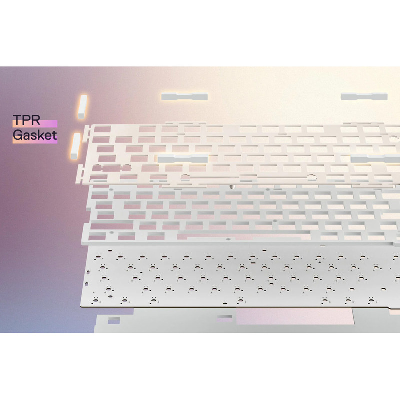 کیبورد گیمینگ ردراگون مدل K673 PRO WB، سوییچ مکانیکال قرمز، Tenkeyless، نورپردازی RGB