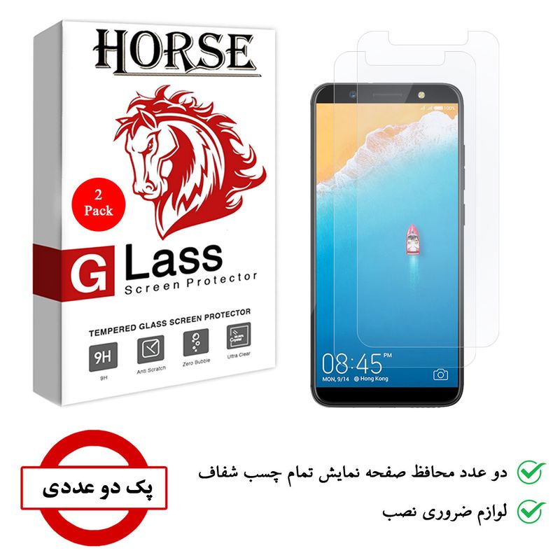محافظ صفحه نمایش هورس مدل UCC مناسب برای گوشی موبایل تکنو Camon CM CA6 بسته دو عددی
