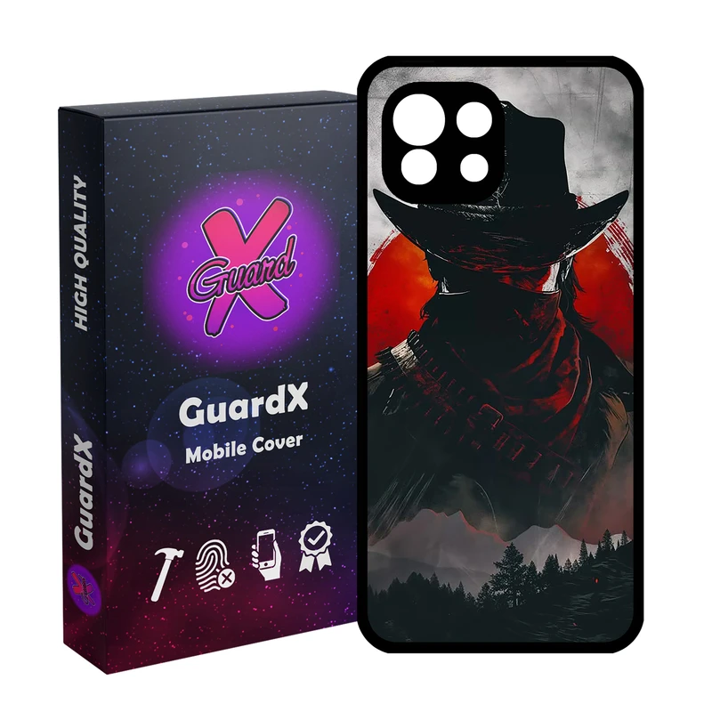 کاور گارد ایکس طرح Red Dead Redemption مدل Glass10733 مناسب برای گوشی موبایل شیائومی  Mi 11 Lite