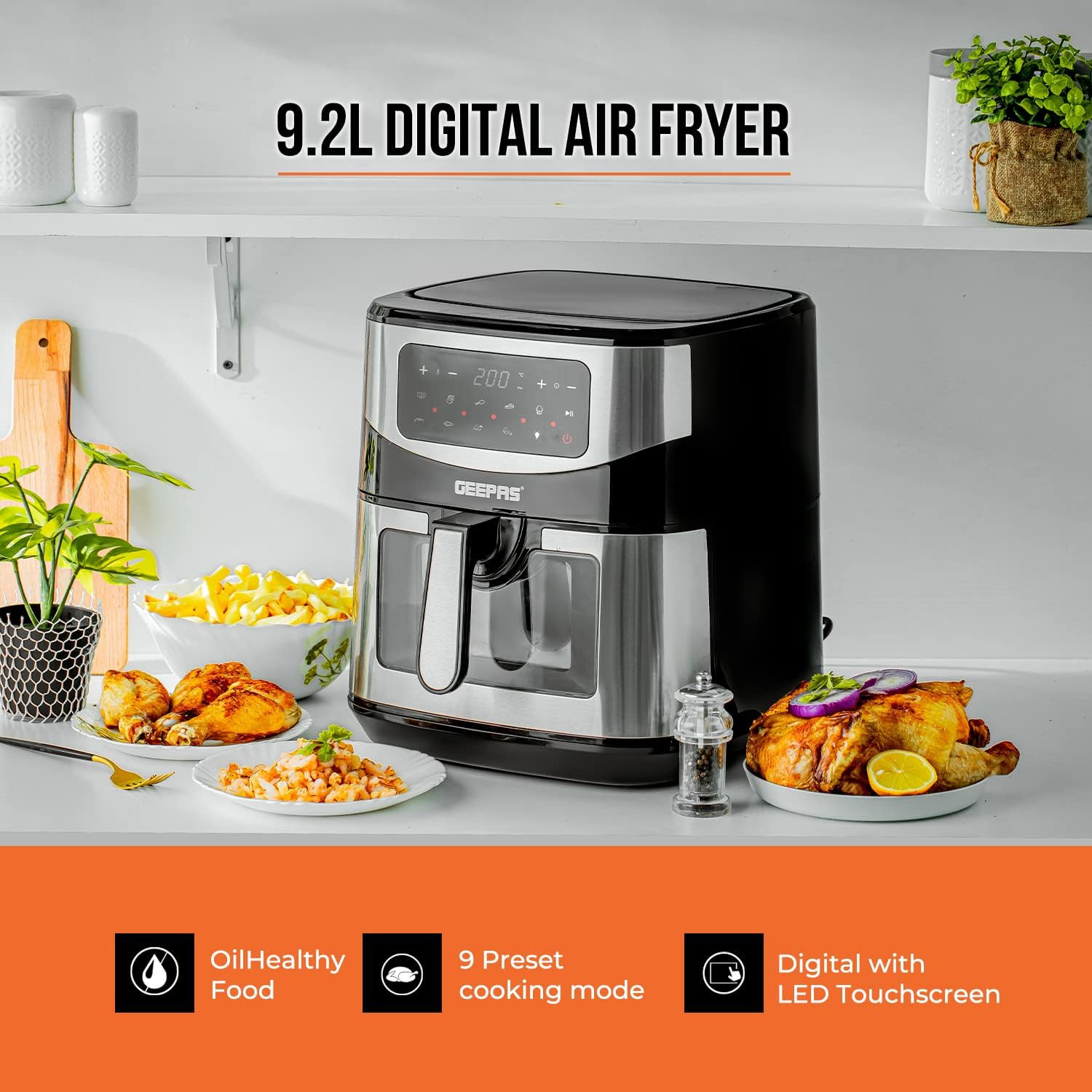 سرخ کن بدون روغن جی پاس مدل GAF37524UK سرخ کن بدون روغن جی پاس مدل GAF37524UK