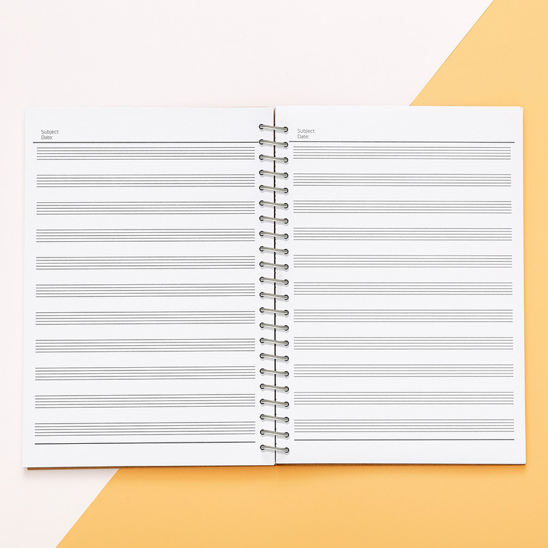 دفتر نت موسیقی 50 برگ خندالو مدل ویولن کد F1847