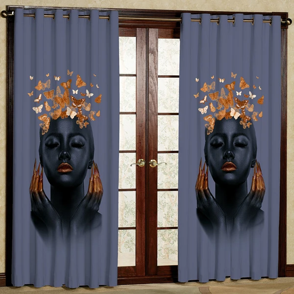 پرده مدل هازان پانچی کد 112 سایز 280x140 سانتی متر