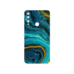 MAHOOT Turquoise marblewith golden streaks Cover Sticker for Honor 9X