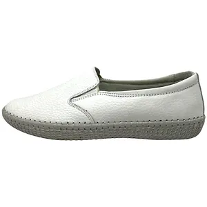 کفش طبی زنانه مدل 4001Sefid چرمی