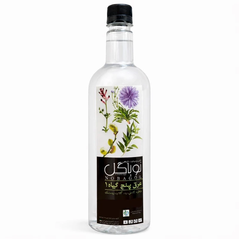 عرق پنج گیاه کبد نوباگل - 1 لیتر