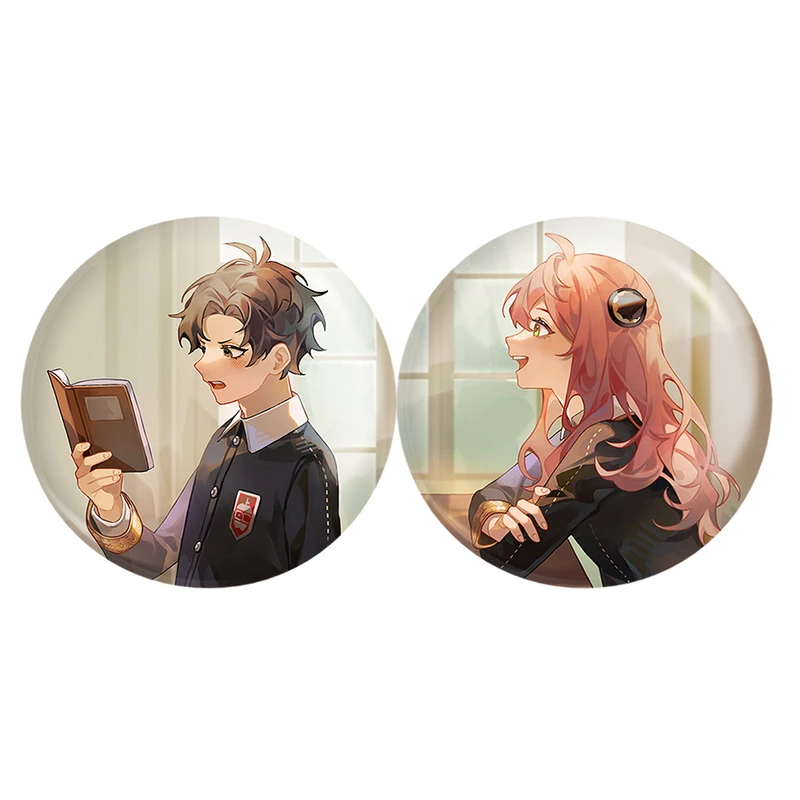 پیکسل خندالو مدل آنیا و دزموند انیمه اسپای ایکس فمیلی Spy X Family کد A173 مجموعه 2 عددی