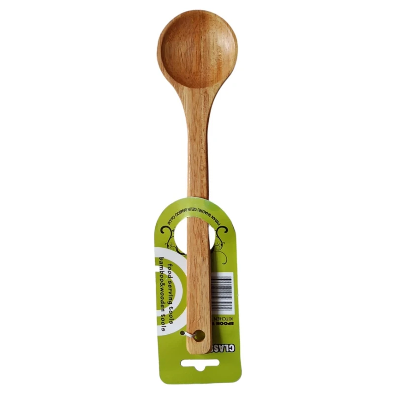 کفگیر مدل چوبی بامبو گرد
