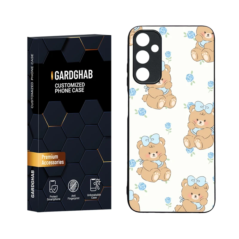 کاور گارد قاب مدل دورژله ای پشت گلس ساده مناسب برای گوشی موبایل سامسونگ Galaxy A05s